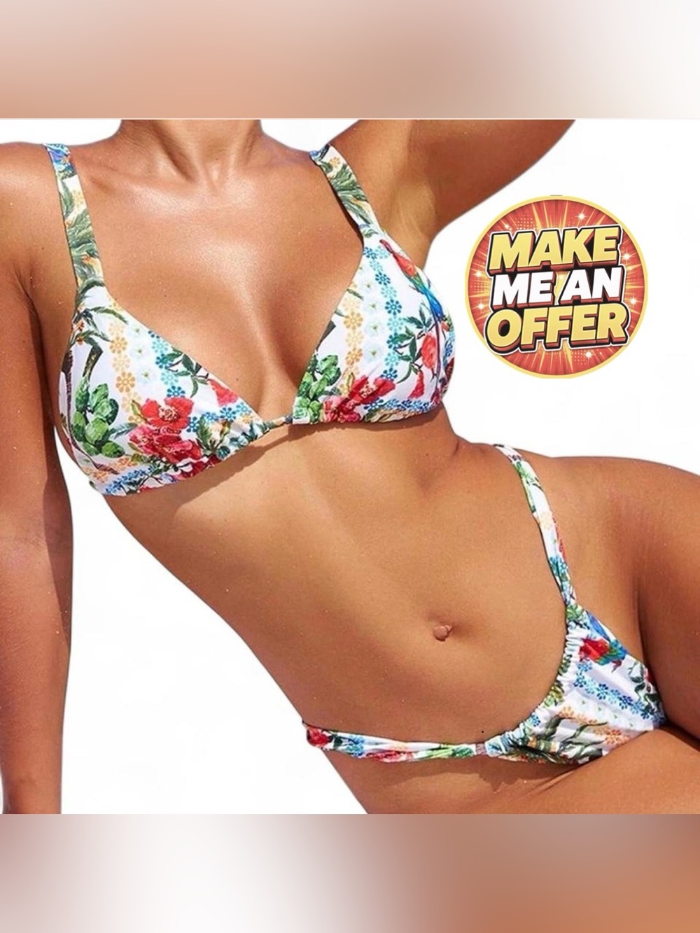 Brand New Floral Bikini Set - SZ L